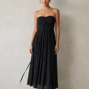 ROBE BUSTIER SOIREE EN TUL