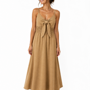 ROBE BRETELLE BUSTIER A NOEUD