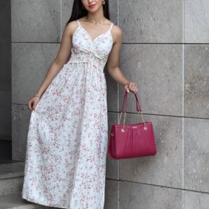 ROBE BRETELLE IMPRIMEE FLORAL