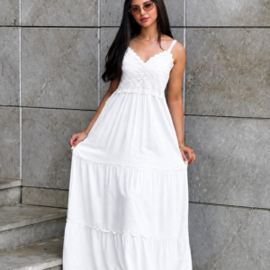 ROBE BRETELLE BUSTIER A CROCHE