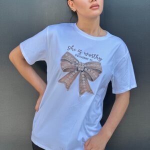 T-SHIRT IMPRIMEE PAPILLON